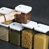 Kitchen Storage Box Transparent Sealed Jar Grains Beans Storage Organizer Food Containers Refrigerator Storage Boxes