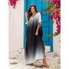 Women's Gradient Print Beach Cover-Ups Party Dresses Plus Size Swimwear Cover-Ups