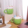 Large Capacity Creative Coffee Cups with Lid Cute Summer Drinkware  Birthday Gifts