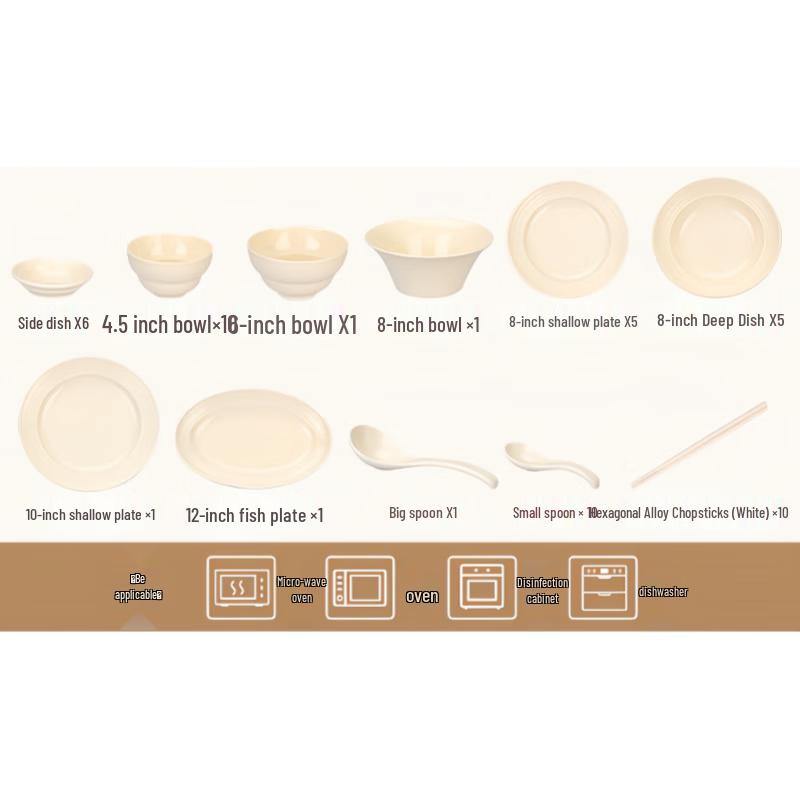 

LISM 10-Piece Ceramic Dinnerware Set