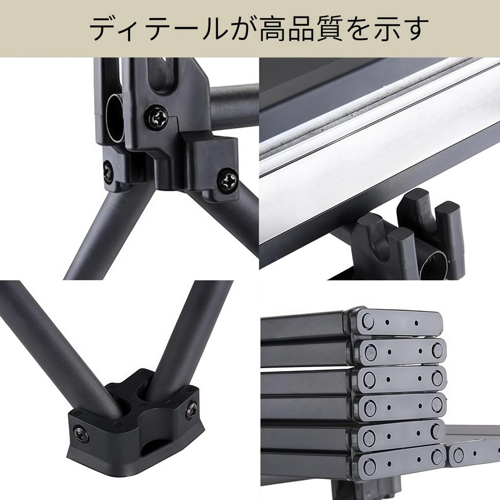 HZT Folding Camping Compact Coffee 30kg Weight Easy To Storage Bag Ideal for and Car Camping Table, Table, Capacity, Carry, Included, Camping, BBQs,