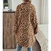 Women Fashion Casual Double Sided Fleece Long Cardigan Coat