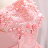 Europäisches & Amerikanisches Baby Blumenmädchen Ein-Schulter Flauschiges Prinzessinnenkleid