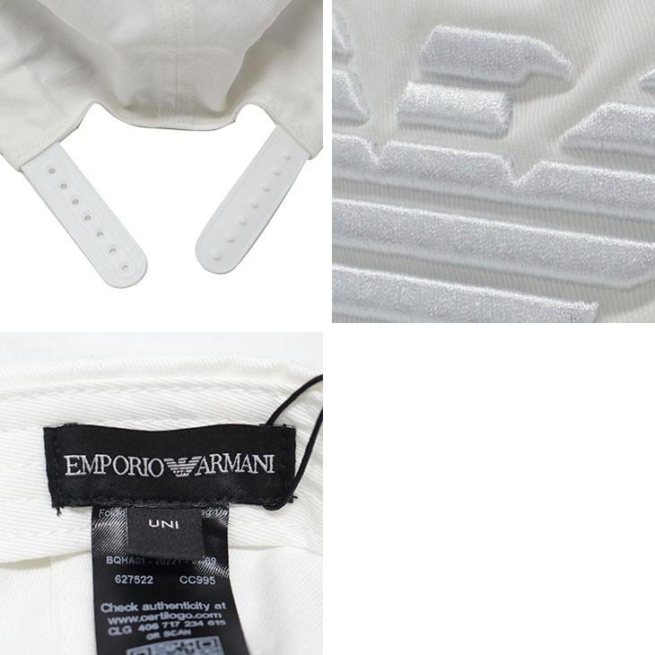 Emporio Armani auffällige Baseballkappe weiß