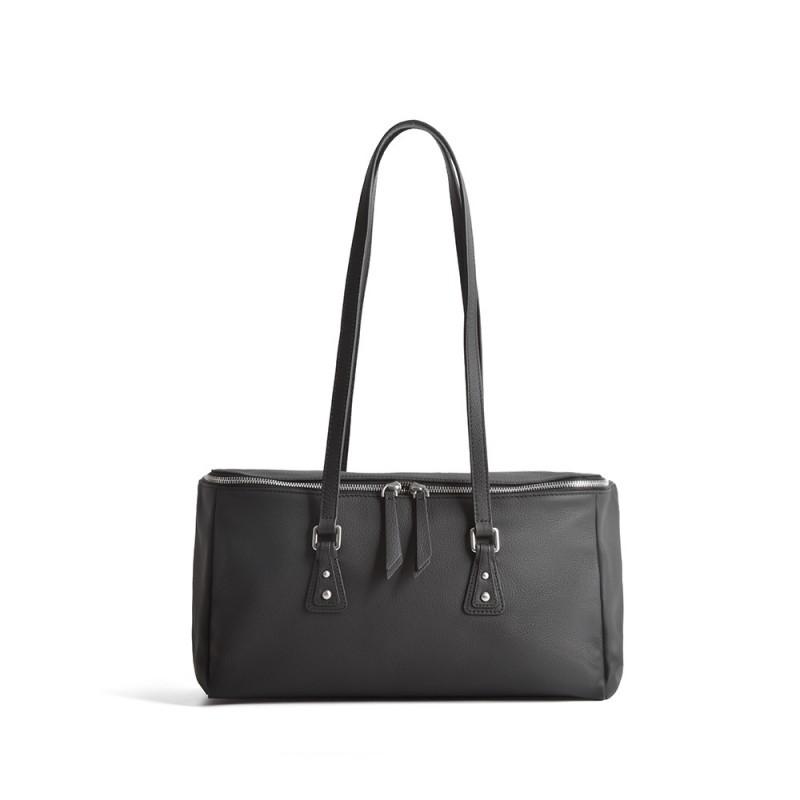 Korean Minimalist Trend Lazy Style High-end Feel Hand-held Bill Of Lading Shoulder Bag Light Luxury Texture Top Layer Cowhide Women's Armpit