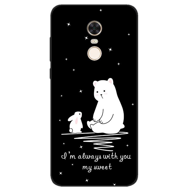 For xiaomi Redmi 5 Plus 5.99 Inch Case on xiaomi Redmi 5 5.7 inch Cover hongmi 5 Plus Phone Cases clear silicon back animal cat