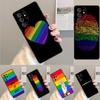 Homo Lesbisk LGBT Regnbåge Pride Silikon Telefonfodral För Samsung Galaxy note 10 pro S26 S24 S23 S22 S21 Plus S25Ultra Capa Cover