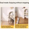 Rotating Automatic Cat Teaser Easy To Install Feline Wand Interactive Electric Butterfly Cat Handshands-off Suction Cup