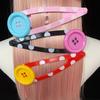 Gepunkteter Knopf BB-Clip Übergröße Harajuku Haaraccessoires Lustige Haarspange für Fotografie