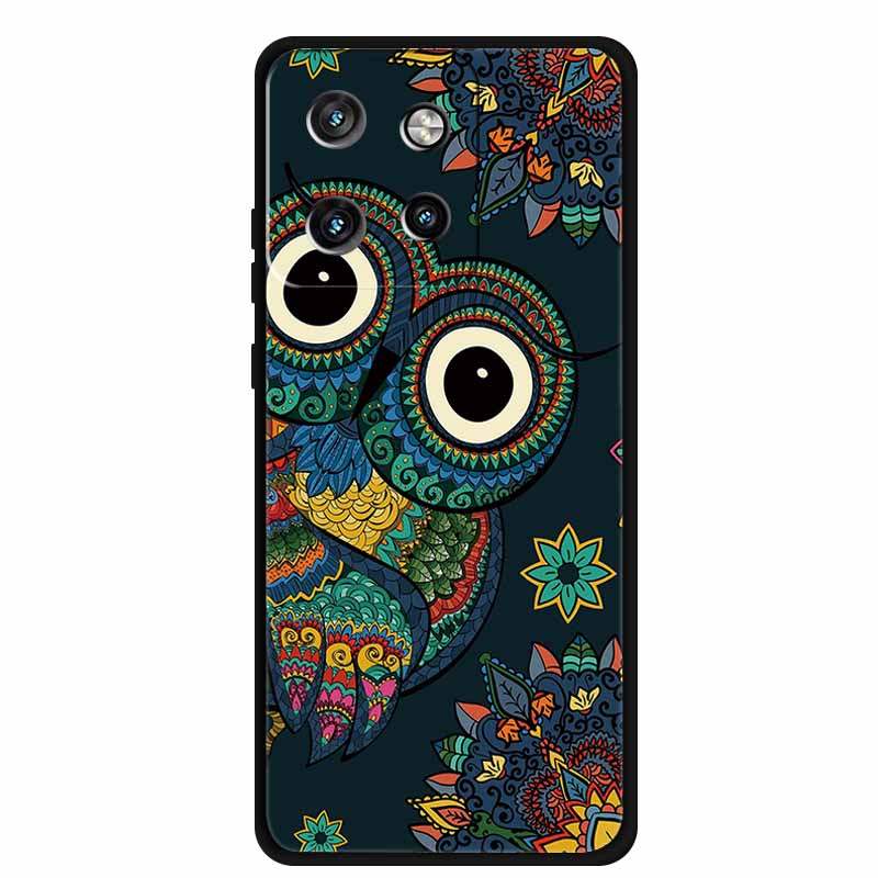 Soft Case For Motorola Moto G75 5G Cover Silicone Print Luxury Flower TPU Soft Phone Cases For Moto G75 5G  Animal Colorful TPU