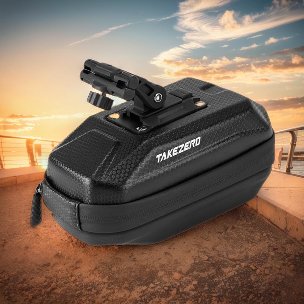 0.8L Bicycle Saddle Bag Quick Release Bike Seat Rear Tool Pouch Mountain Bike Saddle Storage Bag for Outdoor Cycling