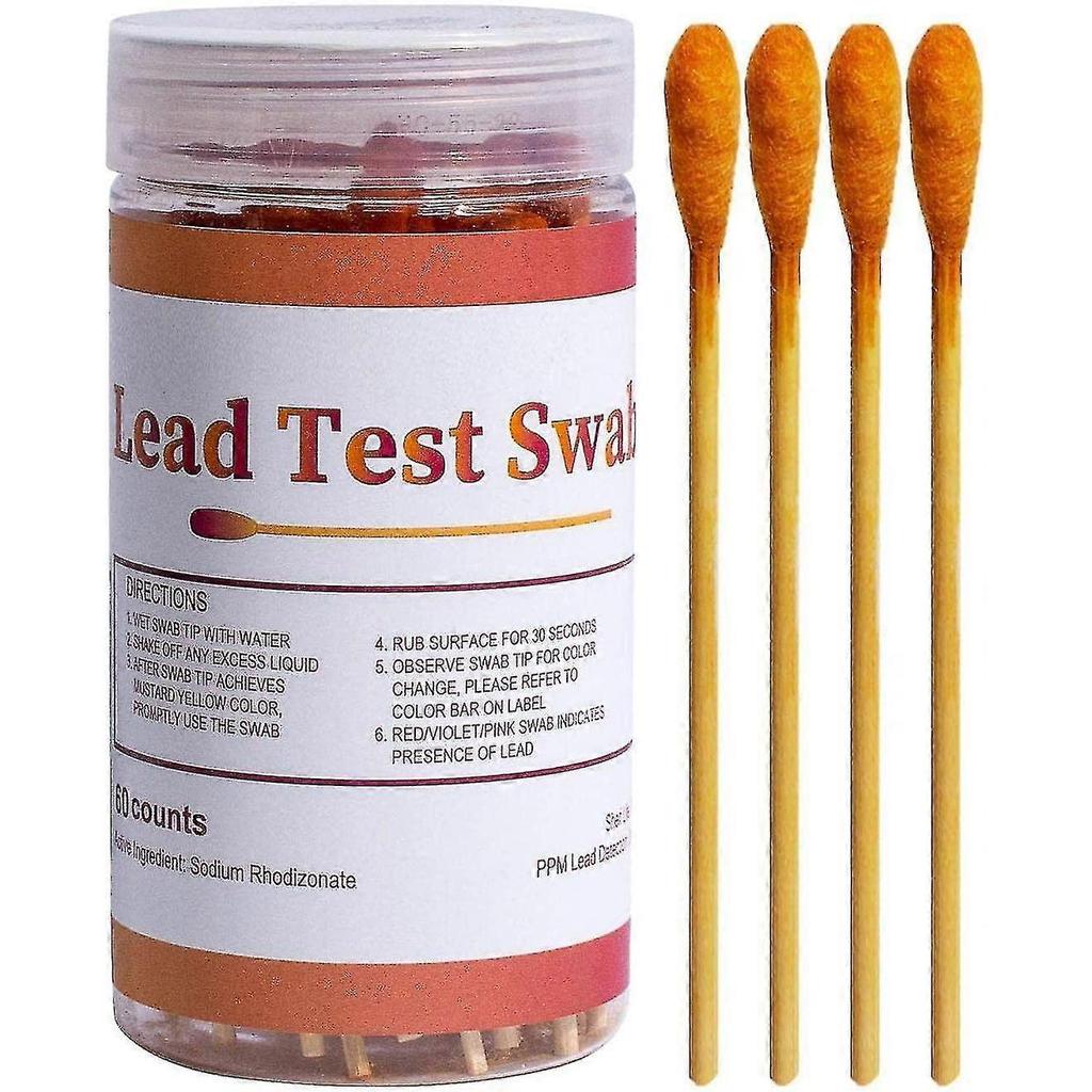 Lead Test Kit With Test Swabs,instant High-sensitive Non-toxic Lead Testing Kit | Non-toxic Home Instant Test Kit For Plaster, Painted Wood, Metal Vin