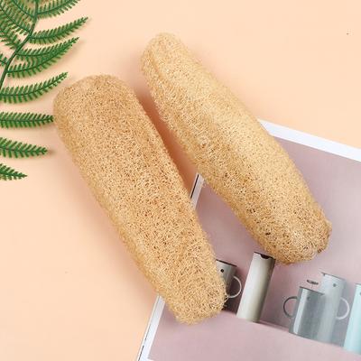 1 pezzo di luffa naturale luffa spazzola per la pulizia della cucina pentola ciotola spugna scrubber 20-25 cm