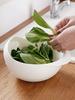 1pc-Silicone Colander Rice Bowl Drain Basket Fruit Bowl Washing Drain Basket with Handle Washing Basket Home Kitchen Organizer