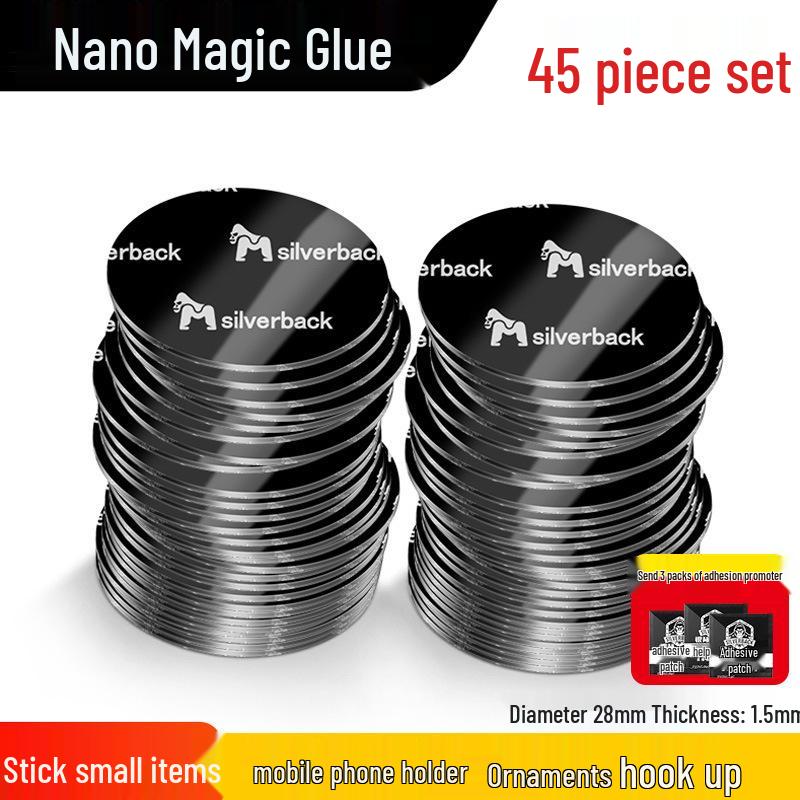 High-Viscosity Nano Double-Sided Traceless Adhesive Tape - Transparent, No-Trace, Ideal for Car, Glass, and Wall Applications