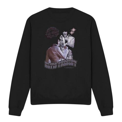 Elvis Presley Unisex Adult Violet Vegas Sweatshirt