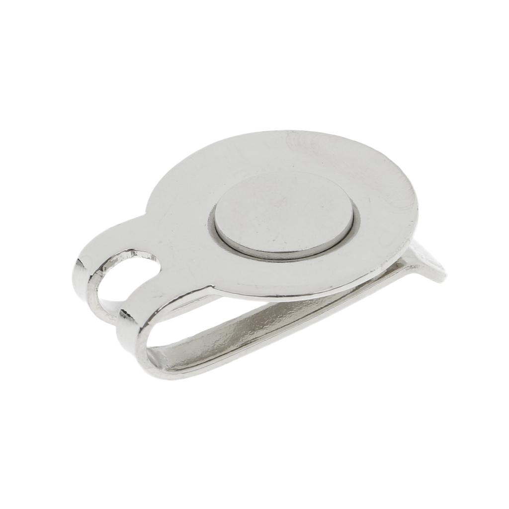 Premium Golf Ball Marker Hat Clip Glass Cap Clip Alloy Gift