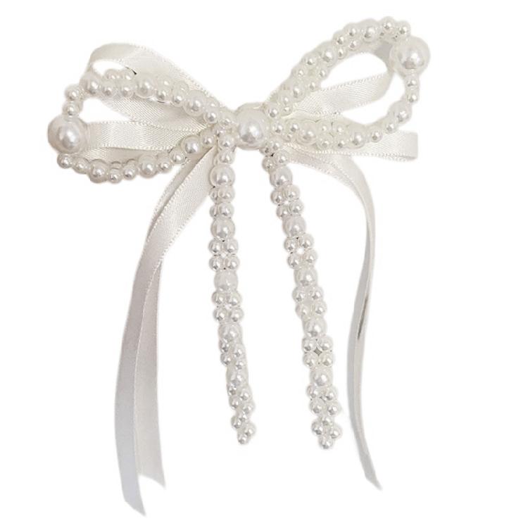 Pearls Butterfly Bows Hair Clip Versatile Hair Decoration Hairpieces Elegant Hair Accessory For Fashionable Hairstyles