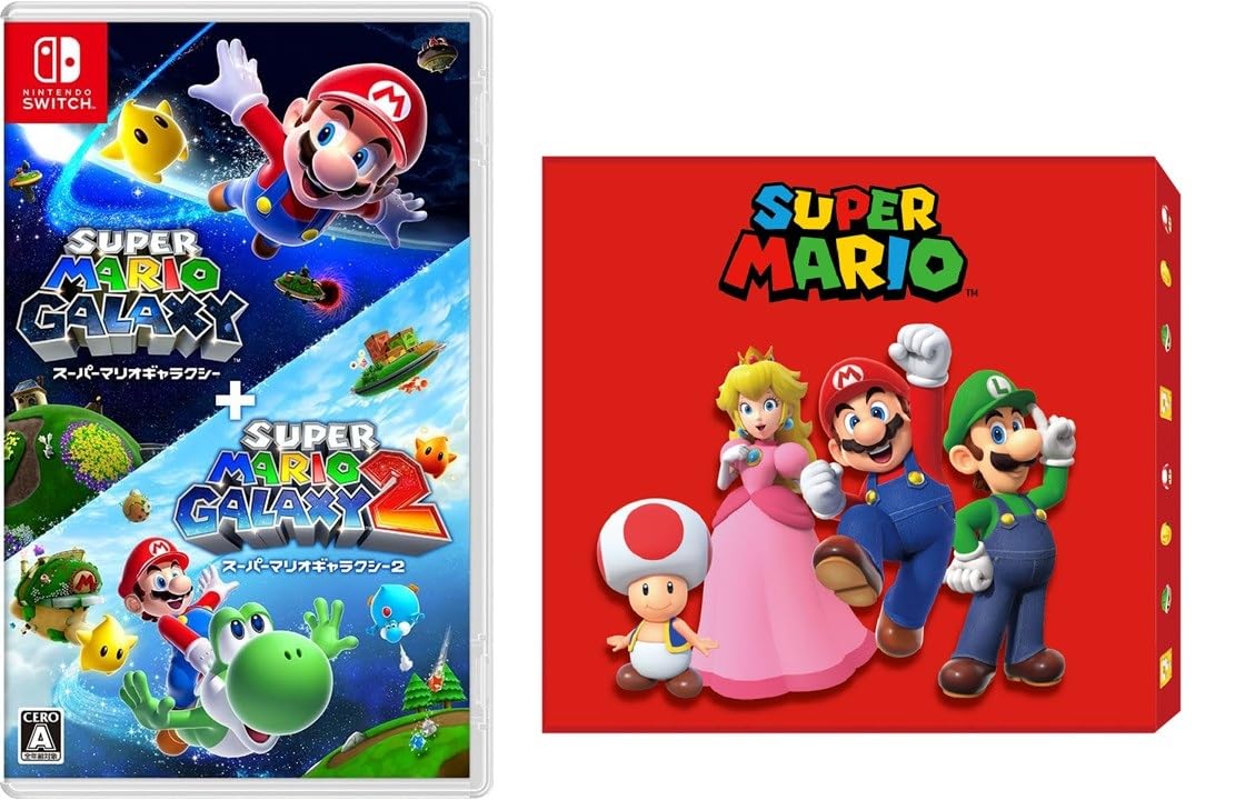 in an original Super Mario Galaxy Super Mario Galaxy 2 Switch [Presented Mario-designed box] + -
