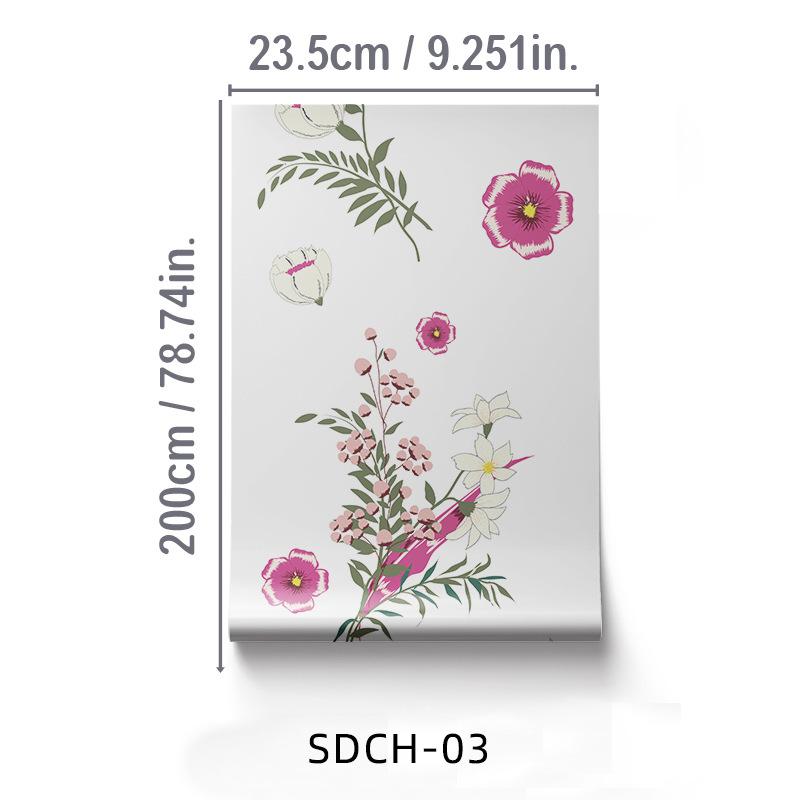 Glass Sticker Low Sticky Removable Glue Window Sticker No Residual Glue Bathroom Sticker