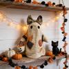 Halloween Decor Pumpkin Ghost Plush Figure With Pp Cotton Filling For Spooky Home Display