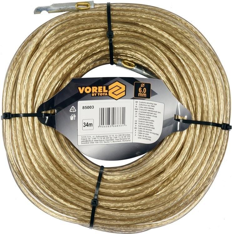Customs Steel Cable 6mm 34m 85003 VOREL