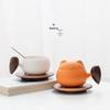 Nanshan Ceramic Egg-shaped Coffee Cup Set