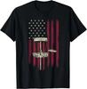 Disc Golf Vintage American Flag 4th Of July Tee Gift Unisex T-Shirt