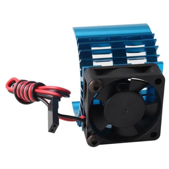 Metal 540 Brushless Motor Heatsink Part with Cooling Fan for 1/10 HSP RC Car