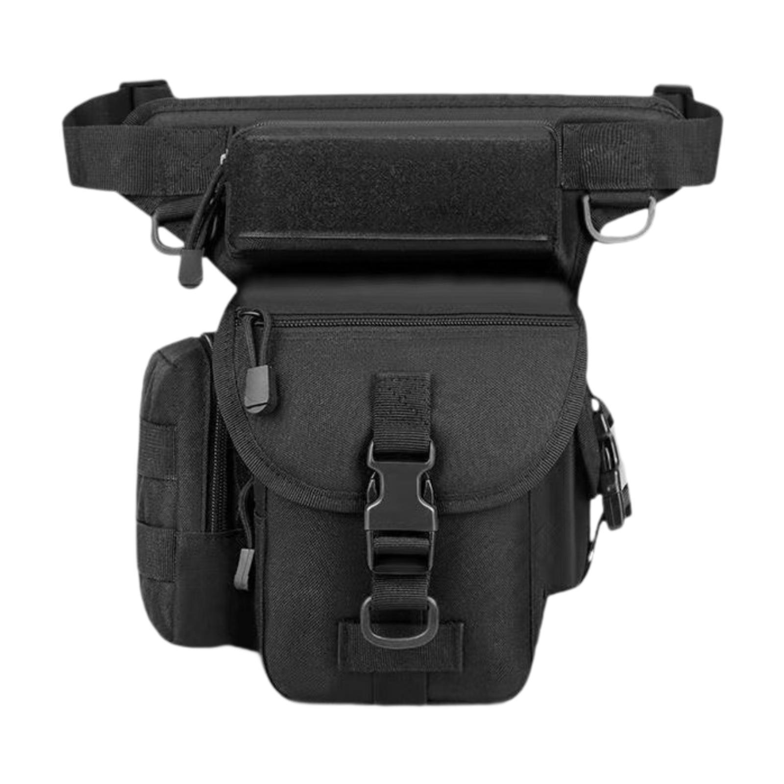 

Leg Bag Oxford Cloth Multifunctional Waist Bag for Travel Bag Fishing Hiking чёрный