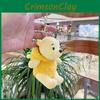 Cozy Puff Pineapple Bear Plush Keychain Cuddly Toy Ideal For Gifting On Special Occasions