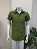 2025 Men's Plus Size Loose Cotton Linen Short-sleeve Solid Beach Shirt