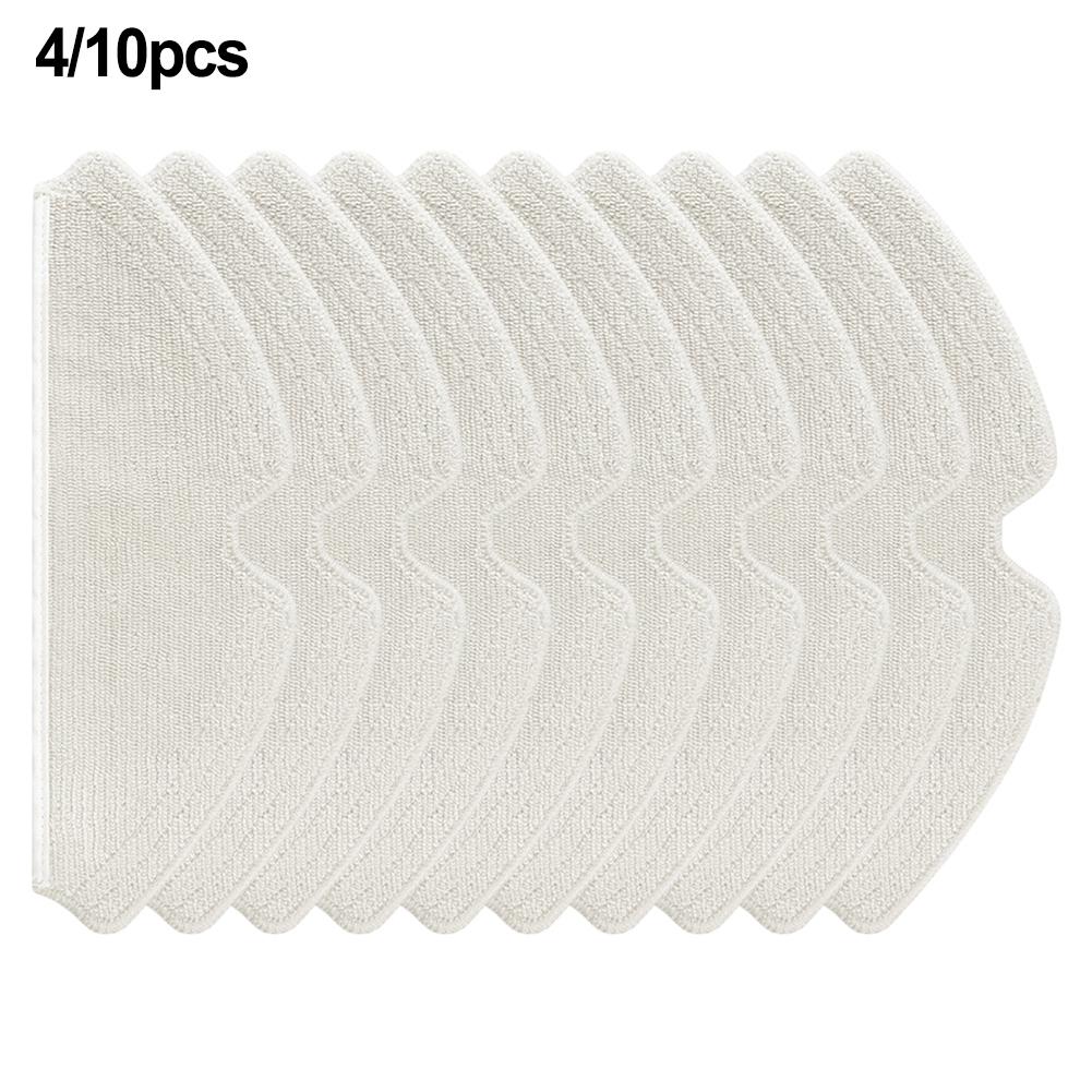 Für Inic i9 Saugroboter Wischlappen Wischtuch Kit 4 oder 10er Pack Mikrofaser Nachfüllpackungen für effiziente Bodenpflege