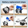 12-Piece Watch Repair Kit: Case Opener, Repair Stand, Fixing Stand, Rear Cover Tool Combination Set.