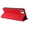 For iPhone 16e Leather Wallet Cases Skin Touch Phone Cover Stand with Strap