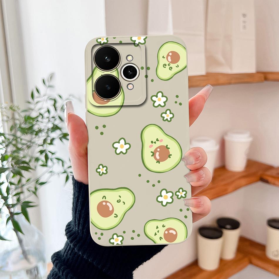 Cartoon Case For Realme 15 Pro Cute Dinosaur Liquid Silicone Lens Protection Back Cover Soft Phone Cases For Realme 15Pro 5G