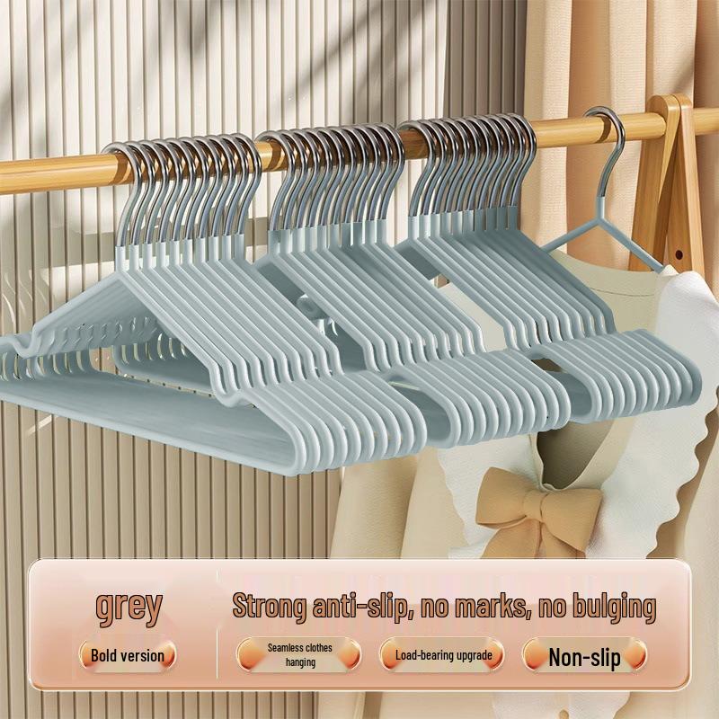 10-Pack Thickened Non-Slip Clothes Hangers for Home & Dorm Use