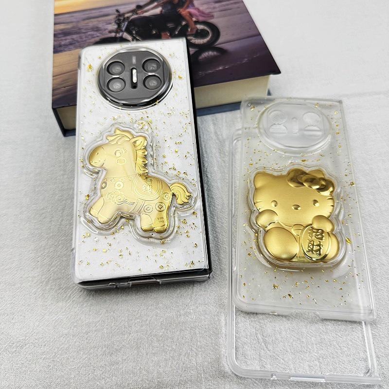 Huawei MateX6 Gold Foil Epoxy Drop-proof Phone Case