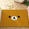 Cartoon R-Rilakkumas Carpet Bathroom Anti-slip Mat Door Mat Home Decoration Mat Entrance Door Mat Scratch-resistant Door Mat