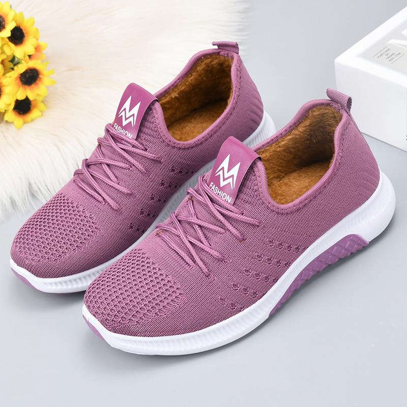 Scarpe di stoffa, Scarpe di cotone, Scarpe in pile e cotone imbottito, Scarpe casual da infilare