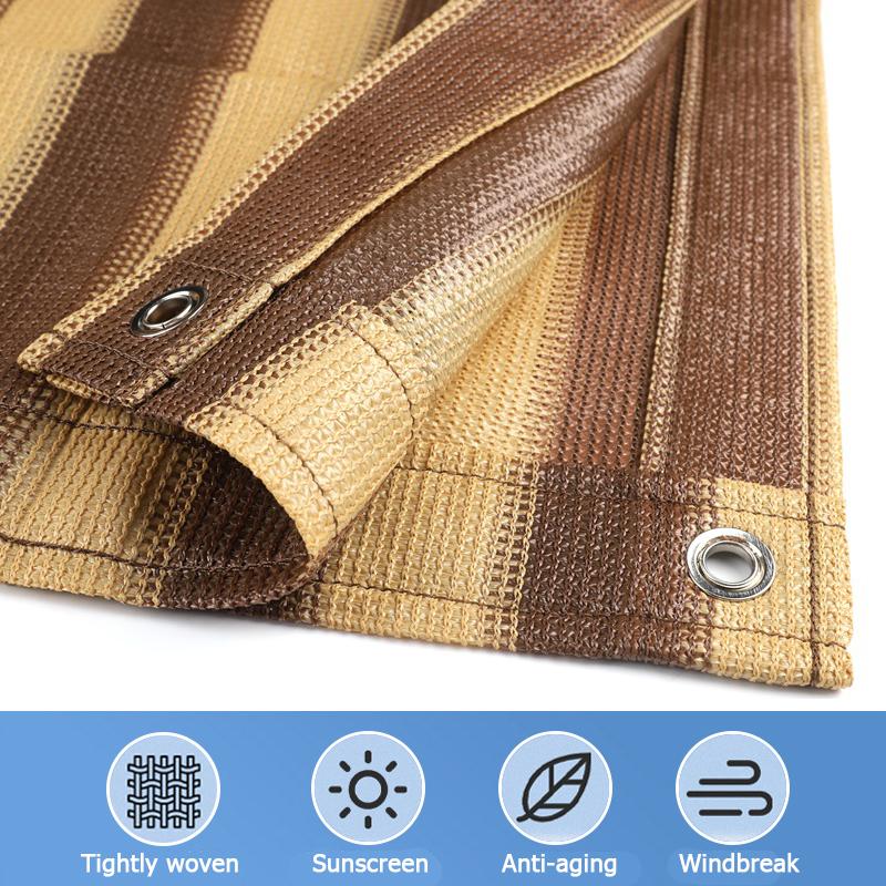 High 95% Shading Outdoor Sun Shade Net Courtyard Pergola Sun Canopy Garden Plants Sun Shelter Terrace Balcony Shading Sail