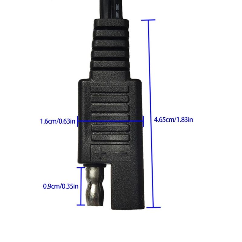 Motorcycle USB Chargers Universal SAE To USB Converter Cable SAE Quick Extension Cord 5V 2A for Cellphone
