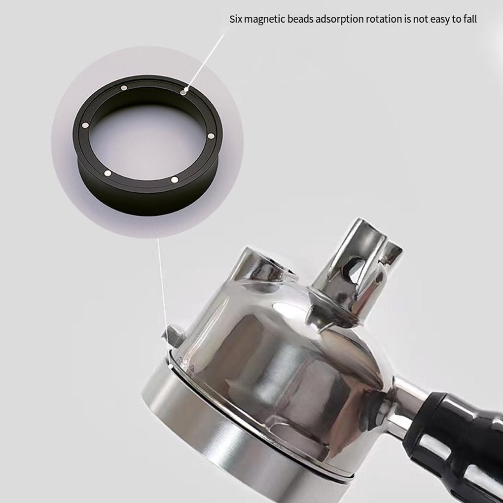 Coffee Catcher Ring Anti-fly Powder Ring Grinder Catcher Ring 51mm 53mm 58mm Coffee Handle Cloth Powder Dosing Ring Coffee Tools