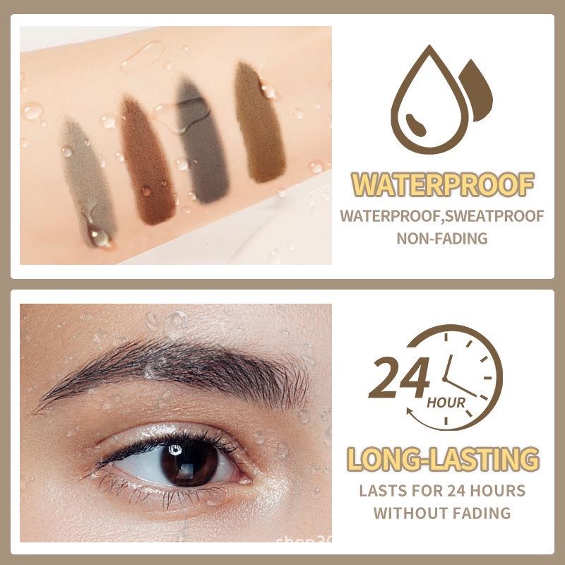 

Водостойкий стойкий гель для бровей и карандаш HUDAGXL - Не размазывается для диких бровей Light Brown