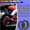 Clamp-On Air Intake Filter, High Flow Closed-Top Cool Air Filter Cleaner, 76 89 102MM Performance Round Tapered Cone Air Filters, Washable Replacement