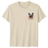 French Bulldog Dog Watercolor Floral Animals Unisexs TShirt Unisexs Tee Graphic Top