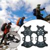 2x Upgraded Crampons Anti Slip Ice Grips for Mountaineering Walking Climbing M