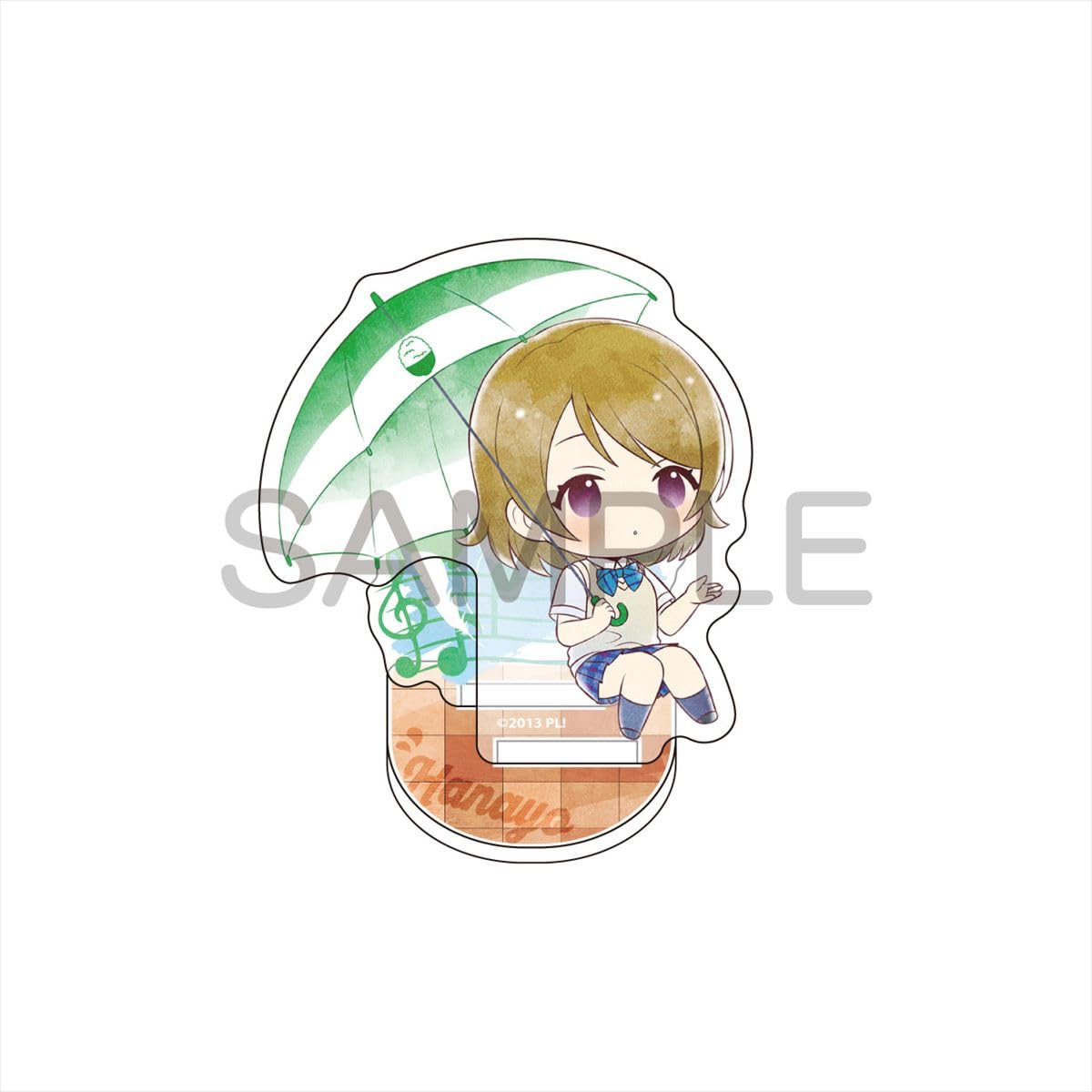 Algernon Products Love Umbrella Acrylic Koizumi W100 x Acrylic Live! Stand, Hanayo, Approx. H100mm,