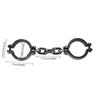 Halloween Party Plastic Chain Horror Props Haunted House Decoration Supplies Prisoner Costume Cosplay Accessories Fake Chains