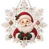 Handmade Christmas Tree Decor Faux Pearl Painting Suncatcher Kit, Acrylic Snowflake Shaped Board with Lace Relaxing Holiday Activity Edge, 3D Gemstone